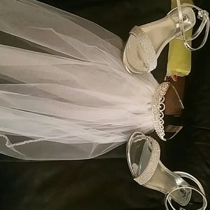 Veil Tiara Shoe Bundle